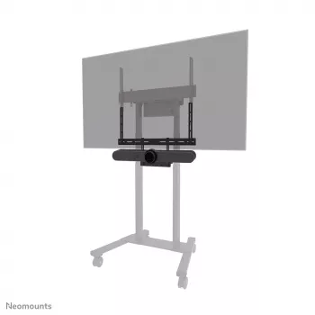 Videobar- und Laptop-Ablage-Kit Neomounts AV60-500BL für 43–110 Zoll Displays, VESA bis 600x400, max. Belastung 8 kg, Breite 900 mm