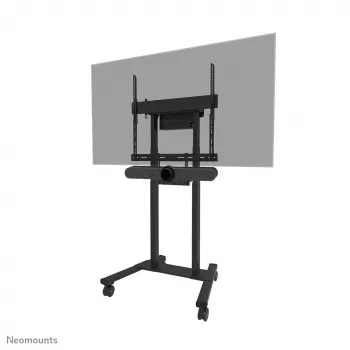 Videobar- und Laptop-Ablage-Kit Neomounts AV60-500BL für 43–110 Zoll Displays, VESA bis 600x400, max. Belastung 8 kg, Breite 900 mm