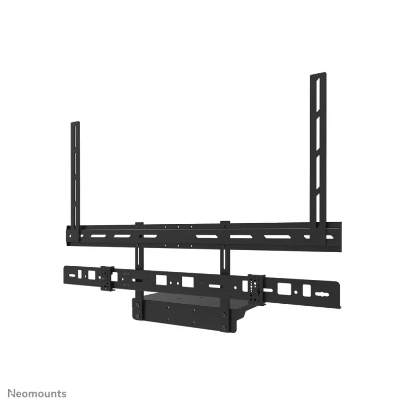 Videobar- und Laptop-Ablage-Kit Neomounts AV60-500BL für 43–110 Zoll Displays, VESA bis 600x400, max. Belastung 8 kg, Breite 900 mm