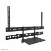 Videobar- und Laptop-Ablage-Kit Neomounts AV60-500BL für 43–110 Zoll Displays, VESA bis 600x400, max. Belastung 8 kg, Breite 900 mm