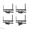 Videobar- und Laptop-Ablage-Kit Neomounts AV60-500BL für 43–110 Zoll Displays, VESA bis 600x400, max. Belastung 8 kg, Breite 900 mm