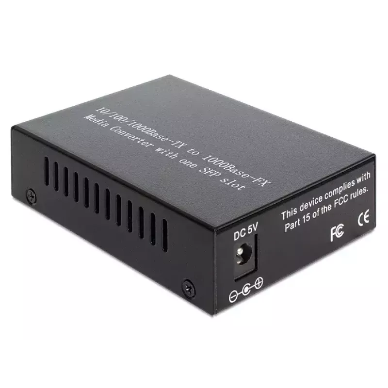 DeLOCK Medienkonverter 1000Base-T auf SFP 1000 Mbit/s Schwarz