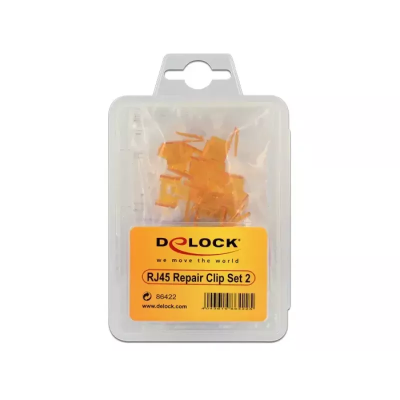 Kabelklemme DeLOCK 86422 Mehrfarbig 40 Stk.