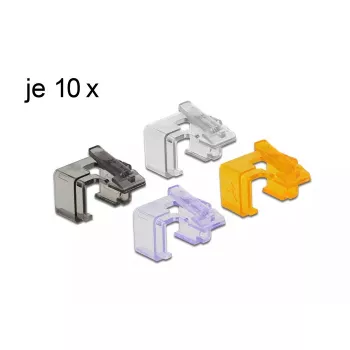 Kabelklemme DeLOCK 86422 Mehrfarbig 40 Stk.