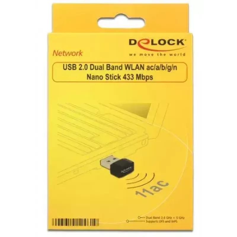 Netzwerkkarte DeLOCK 12461 WLAN 433 Mbit/s