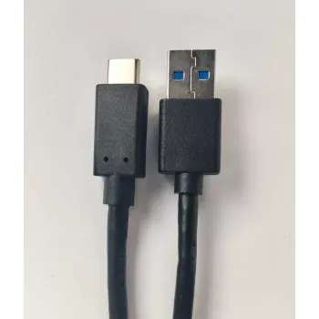 USB-Kabel Helos 181542 USB 3.2 Gen 2 1 m USB A USB C Schwarz