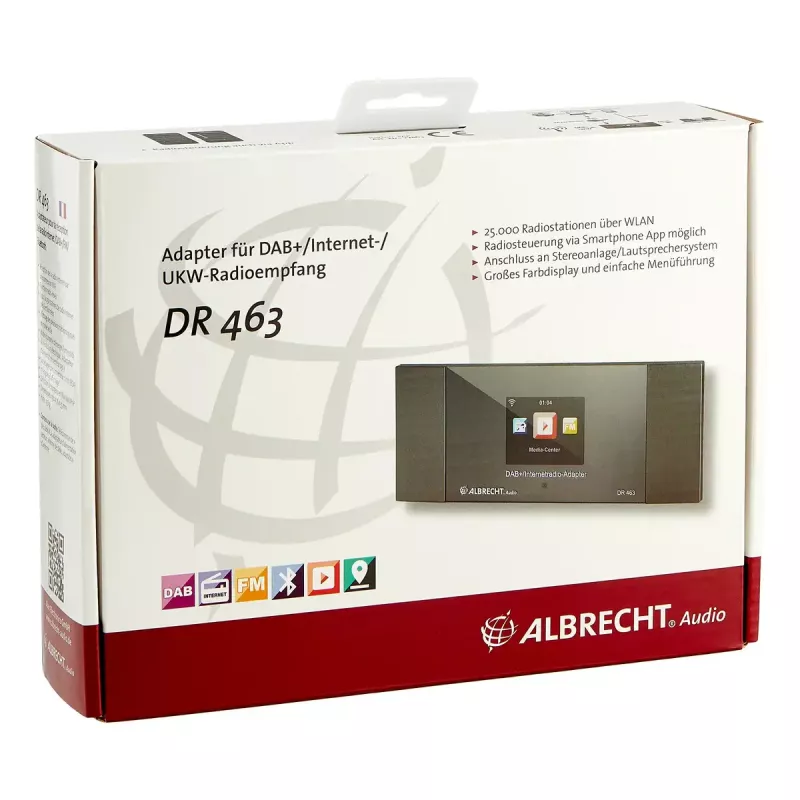 Albrecht DR 463 Tragbares Digitalradio Grau