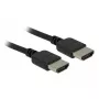 HDMI-Kabel DeLOCK 85217 2 m Typ-A-Stecker auf Typ-A-Stecker Schwarz