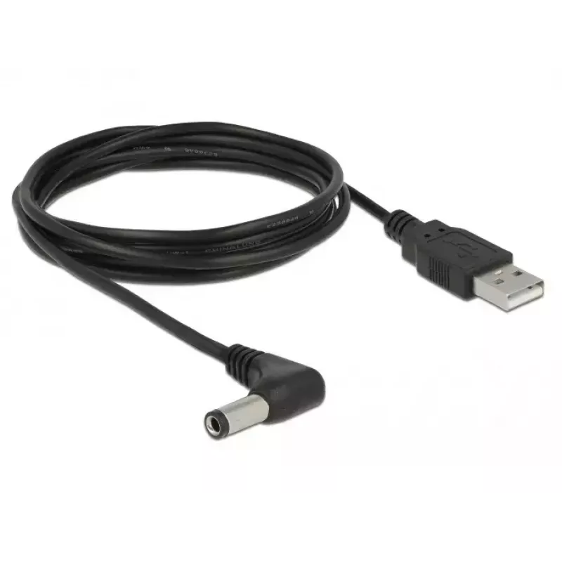 Stromkabel DeLOCK 85588 USB A 1,5 m Schwarz