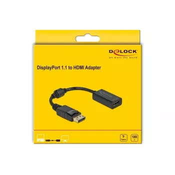 Adapter DisplayPort 1.1 Stecker auf HDMI Buchse DeLOCK 61011
