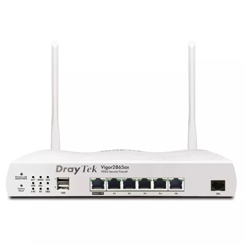 Tischrouter DrayTek Vigor 2865ax Dualband-Wi-Fi 6