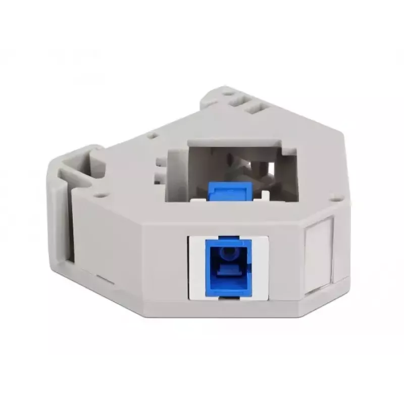 Keystone-Modul DELOCK 87164 — SC-zu-SC-Adapter, Farben: blau/grau/weiß, 60,1×59,4×21,6 mm