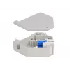 Keystone-Modul DELOCK 87164 — SC-zu-SC-Adapter, Farben: blau/grau/weiß, 60,1×59,4×21,6 mm