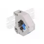 Keystone-Modul DELOCK 87164 — SC-zu-SC-Adapter, Farben: blau/grau/weiß, 60,1×59,4×21,6 mm