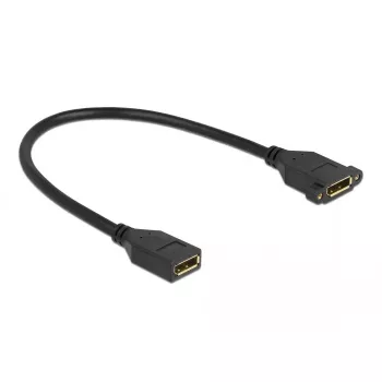 DisplayPort-Kabel Buchse auf Buchse für Panelmontage DeLOCK 87099