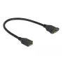 DisplayPort-Kabel Buchse auf Buchse für Panelmontage DeLOCK 87099
