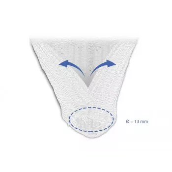 Geflechtschlauch DeLOCK 20808 5 m x 13 mm Weiß