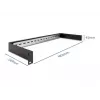 Kabelträger DeLOCK 19 Zoll DIN-Schienen-Panel 1U schwarz