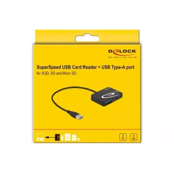 Kartenleser DeLOCK 91756 Schwarz MicroSD SD MMC USB 5 Mbit/s