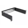 Rack-Schiene DeLOCK 10 Zoll DIN-Schiene Panel 1U schwarz Metall