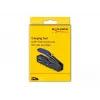 DeLOCK 90577 Kabel-Crimpzange Crimpwerkzeug Schwarz Blau Breite 62 mm Länge 135 mm Höhe 20 mm