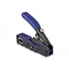DeLOCK 90577 Kabel-Crimpzange Crimpwerkzeug Schwarz Blau Breite 62 mm Länge 135 mm Höhe 20 mm