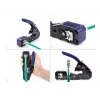 DeLOCK 90577 Kabel-Crimpzange Crimpwerkzeug Schwarz Blau Breite 62 mm Länge 135 mm Höhe 20 mm