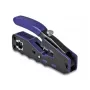 DeLOCK 90577 Kabel-Crimpzange Crimpwerkzeug Schwarz Blau Breite 62 mm Länge 135 mm Höhe 20 mm