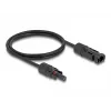 DeLOCK DL4 Solarkabel 4 mm² Stecker auf Buchse 1 m schwarz