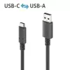 USB-Kabel PureLink PI6100-020 2m USB 3.2 Gen 2 USB A USB C Schwarz