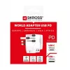 Power Plug Adapter Skross 61663 Universal Weiß 100-250V 2,4A USB
