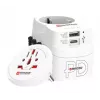 Power Plug Adapter Skross 61663 Universal Weiß 100-250V 2,4A USB