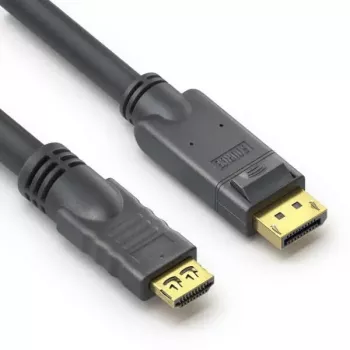 PureLink PI5110-100 Videokabel-Adapter 10 m DisplayPort HDMI Schwarz