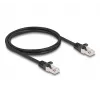 DeLOCK Kabel RJ50 Stecker auf RJ50 Stecker S/FTP 1 m schwarz