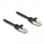 DeLOCK Kabel RJ50 Stecker auf RJ50 Stecker S/FTP 1 m schwarz
