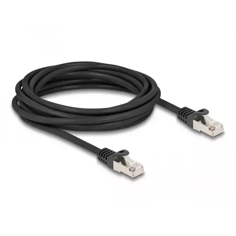 DeLOCK Kabel RJ50 Stecker auf RJ50 Stecker S/FTP 5m schwarz