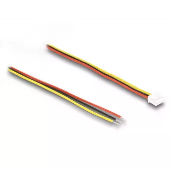 DeLOCK Verbindungskabel für 3‑Pin Kameramodule V8 10 cm Schwarz Rot Gelb