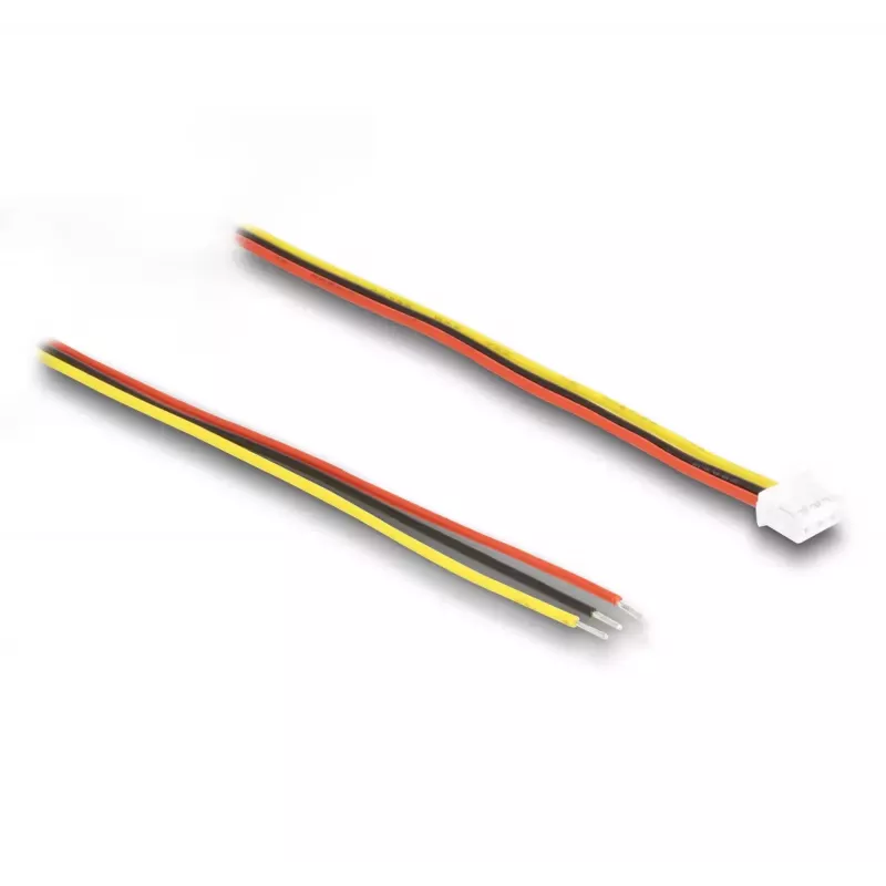 DeLOCK Verbindungskabel für 3‑Pin Kameramodule V8 10 cm Schwarz Rot Gelb