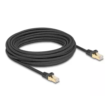 DeLOCK RJ45 Netzwerkkabel Cat.6A S/FTP 10m Schwarz