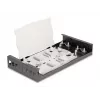 Netzwerkkabel DeLOCK Glasfaser-Desktop-Abschlussbox 8 Port SC Simplex Schwarz
