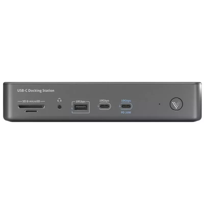 Laptop-Dock PureLink VL-D220 Kabelgebunden USB 3.2 Gen 2 Type-C Grau