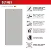Displex Privacy Screen Protector (10H) für Samsung Galaxy S25 Ultra, Eco-Montagerahmen, Privacy-Filter