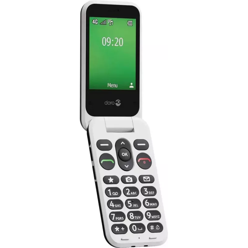 Feature Phone Doro Leva E22 2.8 Zoll 0,3 MP Schwarz Weiß
