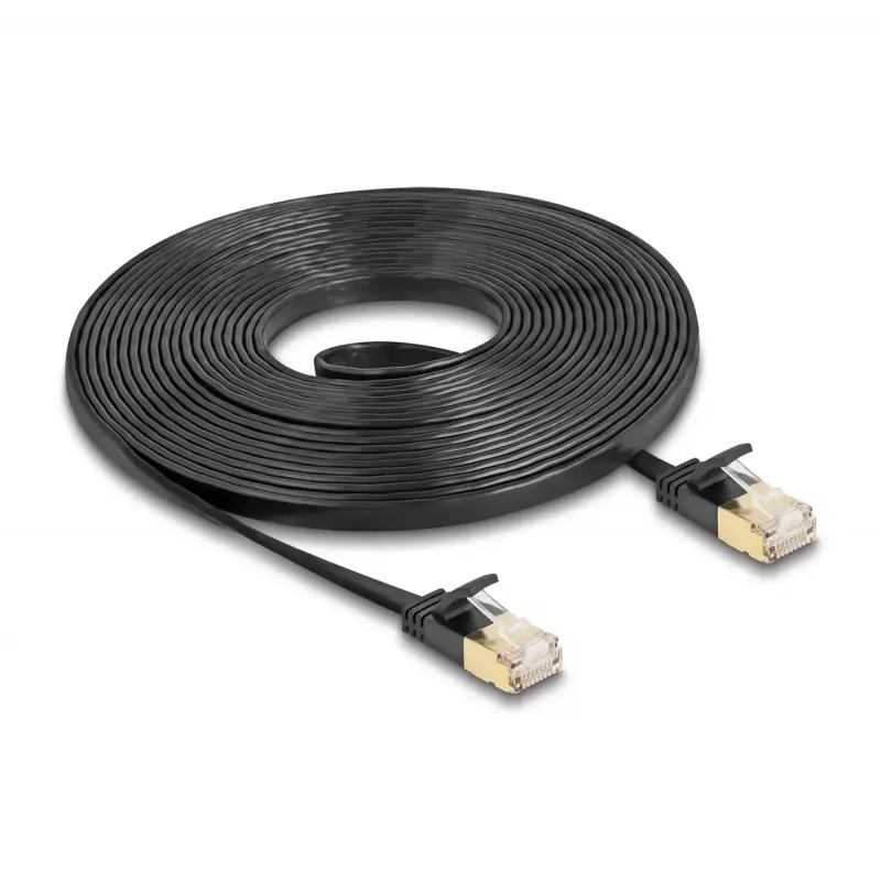Netzwerkkabel DeLOCK RJ45 Cat.6A Stecker auf Stecker U/FTP 5m schwarz