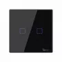 Touch-Lichtschalter Sonoff T3 EU TX WiFi RF 433 2-Kanal – wandmontierter smarter Schalter, EU-Touchpanel