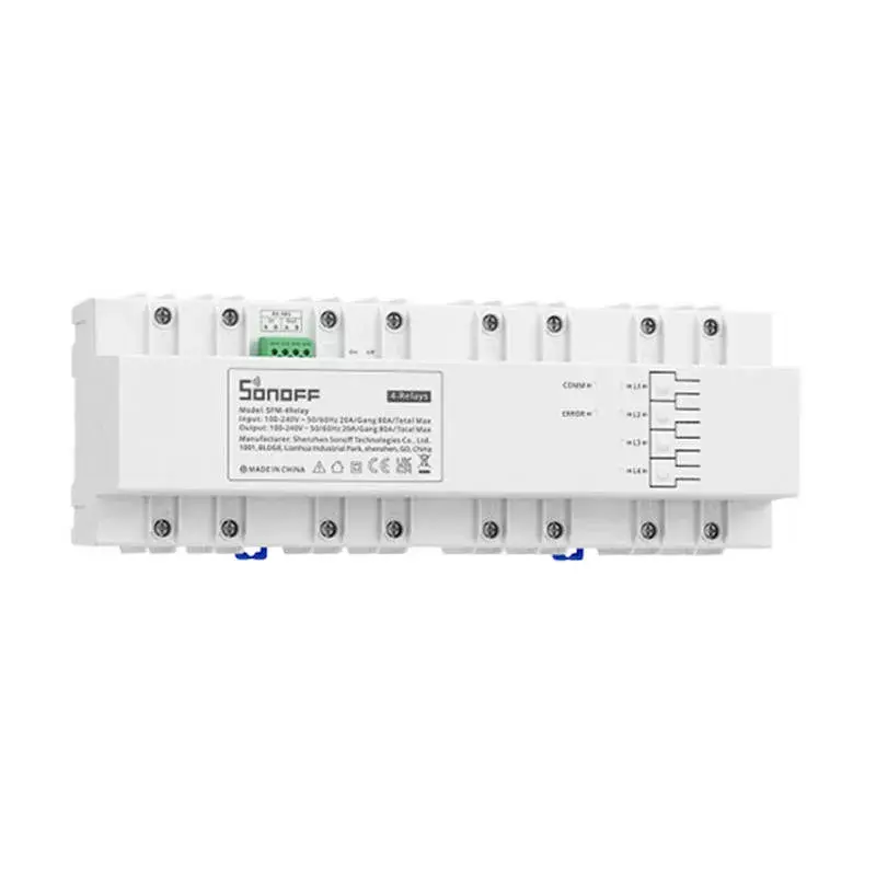 Intelligenter Schalter Sonoff SPM-4Relay 4-Kanal-Wi‑Fi-Relais-Modul 4×20A