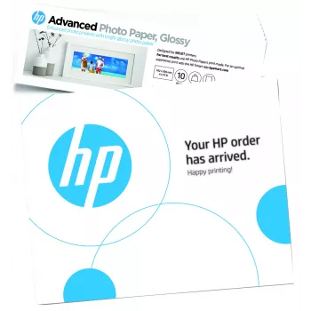 HP Advanced Photo Paper Glossy 65 lb 4 x 12 in. (101 x 305 mm) 10 Blatt