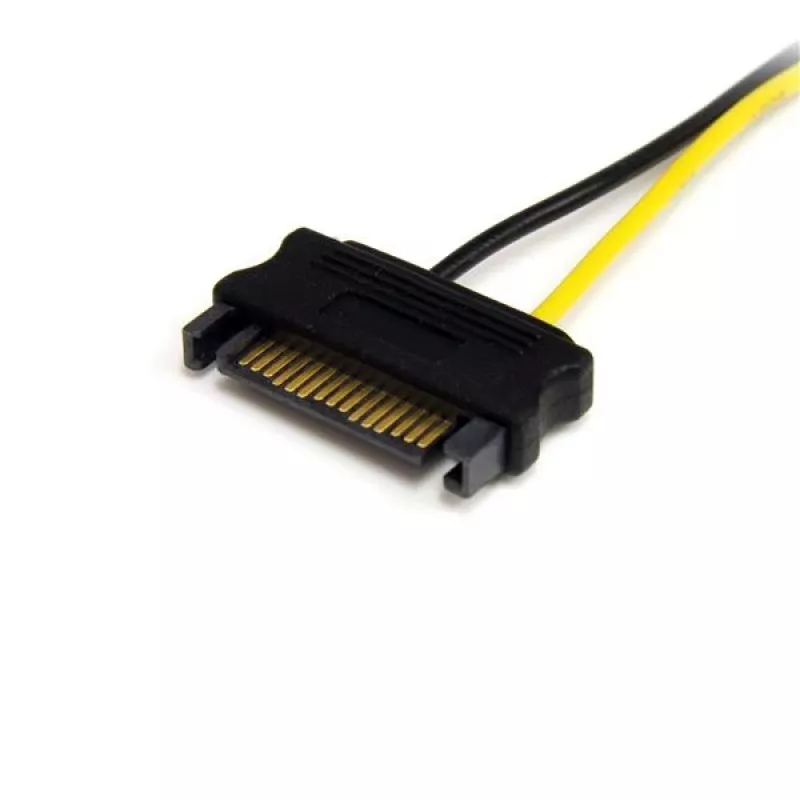 StarTech.com 15,2 cm SATA-Strom auf 8-Pin PCI Express Grafikkarten-Stromkabel-Adapter