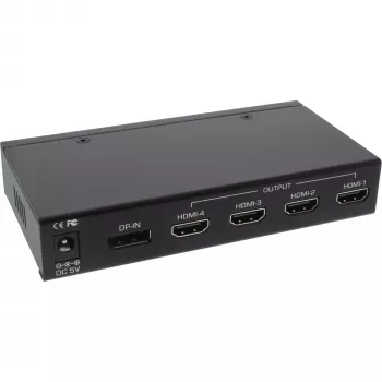 InLine DisplayPort auf HDMI 2x2 Videowand-Splitter 1 IN 4 OUT 4K UltraHD