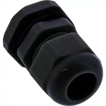 InLine Kabelverschraubung Nylon IP68 3,5 - 6 mm schwarz 10 Stk., Neopren, Nylon, Schwarz, 43 g, 80 mm, 120 mm, 25 mm